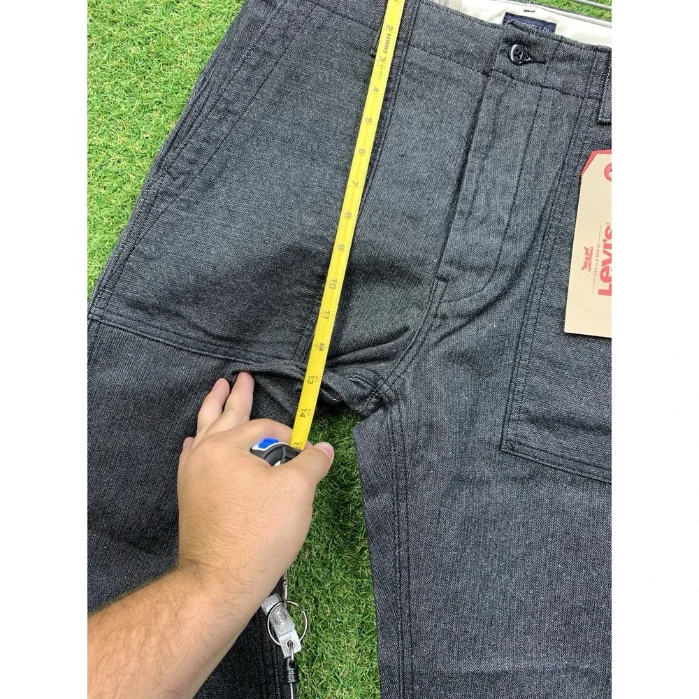Levis True Utility Pants Mens 32x30 Dad Military Straight Adjustable Waist NWT